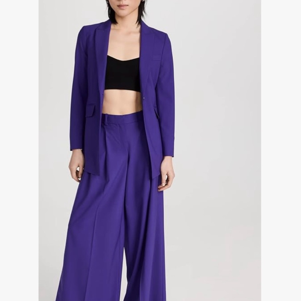Theory Purple Blazer & Suit Jacket - Picture 9 of 16